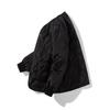 Heren Korean-Style Gewatteerde Baseballjas – Trendy Golfkraag, Casual Losse Pasvorm voor Herfst & Winter