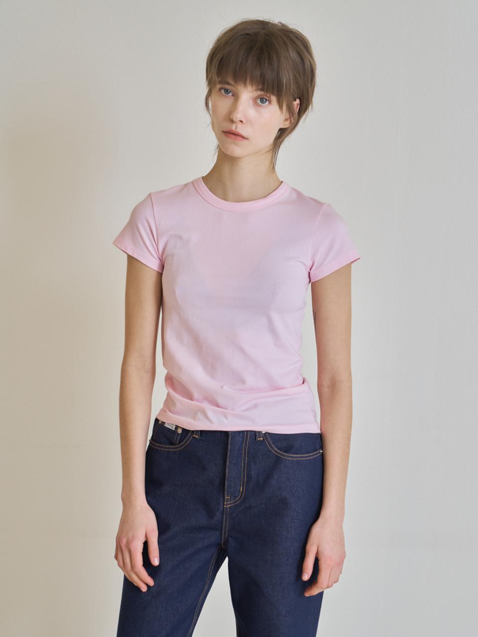 Nowood Round Short Sleeves (Pink) Free