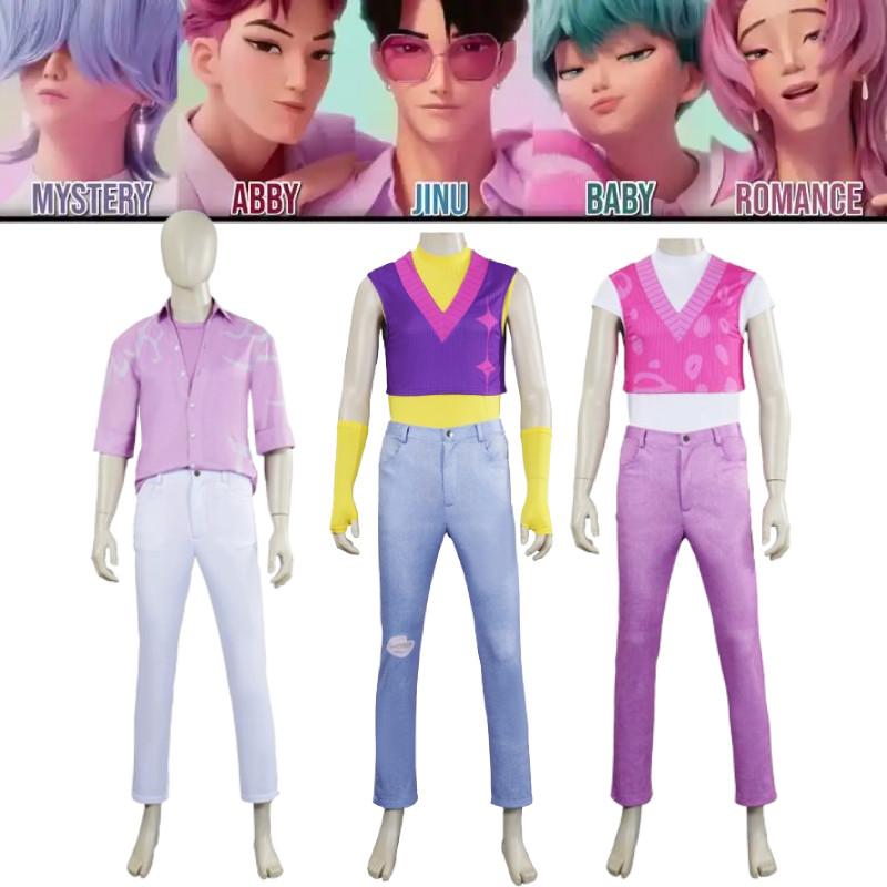 Demon Kpop Hunters Saja Boys Cosplay Costume Halloween Party Performance Stage