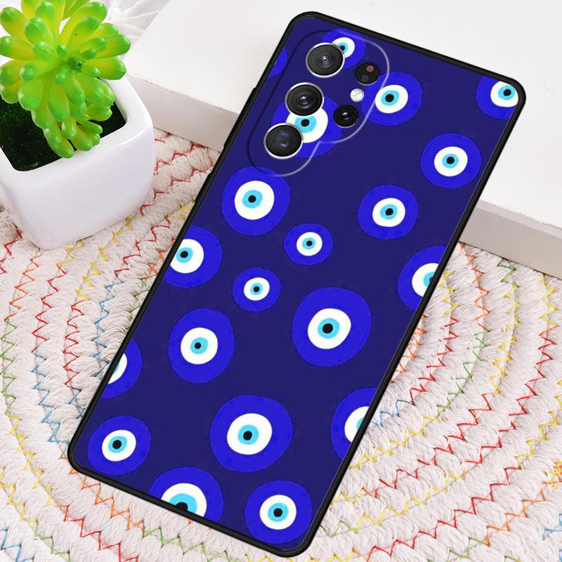 Evil Eye Pattern Phone Case for Samsung Galaxy Note 10 Pro S26 Ultra S23 S24 FE S25 S21 S22 PLUS Shockproof Cove