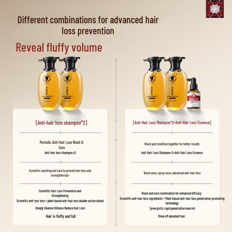 Longfa Xiaozhai Nourishing & Strengthening Anti-Hair Loss Shampoo