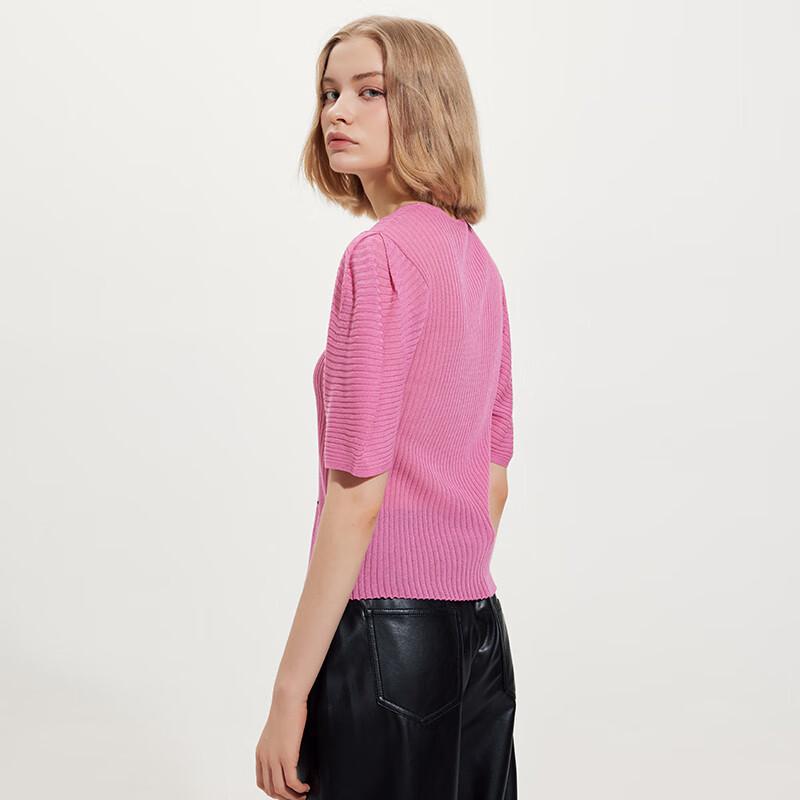 TATO Women's Versatile Short-Sleeve Knit Sweater