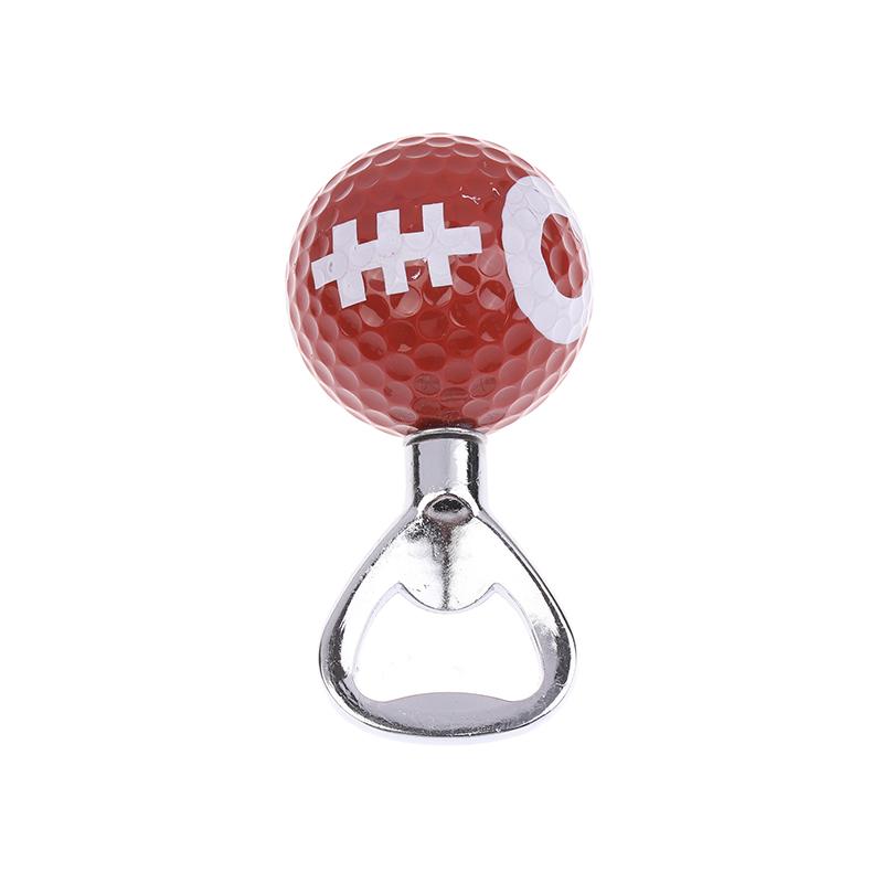 Stainless Steel Football Baseball Bottle Opener Fun Beer Bottle Opener, Novelty Gift