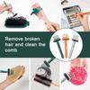 2-in-1 Hair Brush Cleaner Embedded Tools Hairbrush New Cleaner Rake  For Home Salon