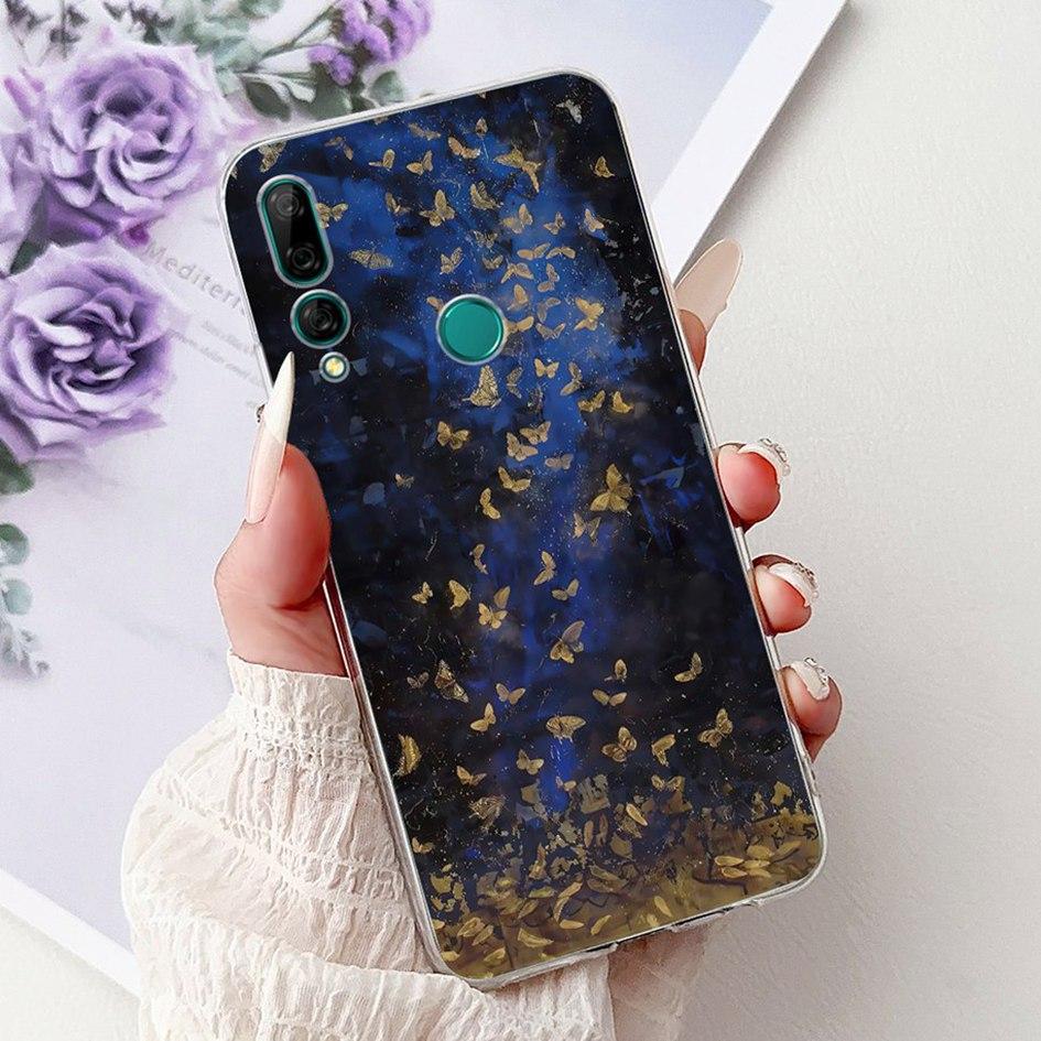 For Huawei Y9 Prime 2019 Case STK-L21 STK-L22 STK-LX3 Cover Popular Flower Soft TPU Phone Case For Huawei P Smart Z Y9 2019 Capa