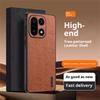 For OnePlus 15 5G Case Wood Texture PU Leather Coated PC TPU Phone Cover