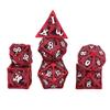 Set di Dadi Metallici Vuoti D&D Dadi Metallici Vuoti D&D 7 Pezzi Dadi Poliedrici