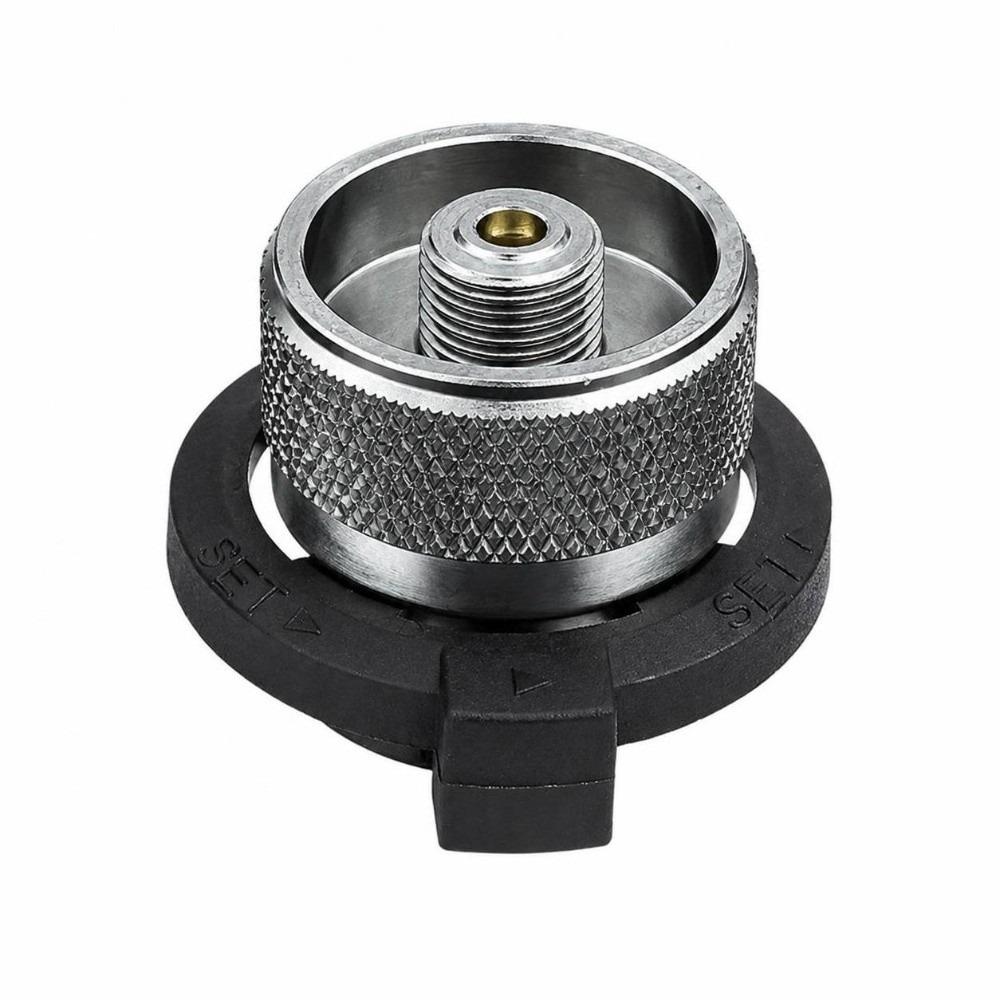 Valve Output Gas Cartridge Converter Aluminum Alloy And Copper LPG Coupler  Propane Tank