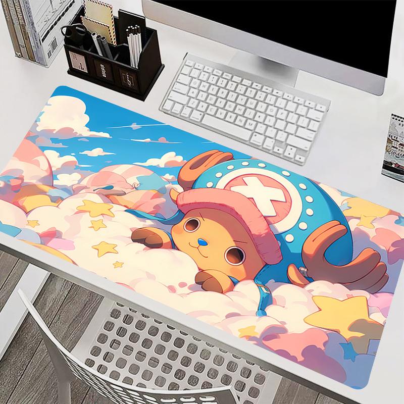 Mousepad Laptop Office Cabinet Keyboard Pad PC Desk Mat Large Mouse Pad One Piece Tony Tony Chopper Non-slip Rubber Extended Pad