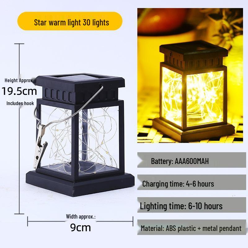 

Retro LED Solar Garden Lantern: Waterproof Outdoor Courtyard & Balcony Lighting Decoration
