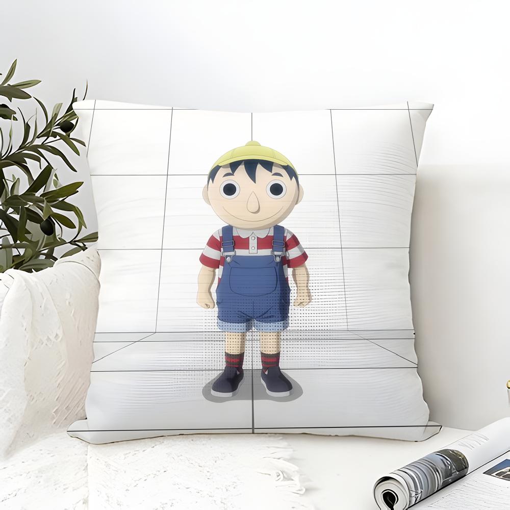 Classic Comic Anime T-Tomodachi Game 1 Pillow Case Linen Pillow Case Sofa Home Decor Cushion Cover Cushion Cove
