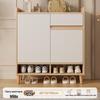 Solid Wood Hallway Shoe Cabinet