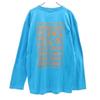 Unused VAST222 19ss Made In Japan Print Long Sleeve Sweat Trainer 3 Blue Men's Used