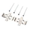 Feste-sett for bremseklosspinner foran MBA1296 109‑1296 KIT1021 Maskinvaresett for bremsekaliper foran med klips og pinner for