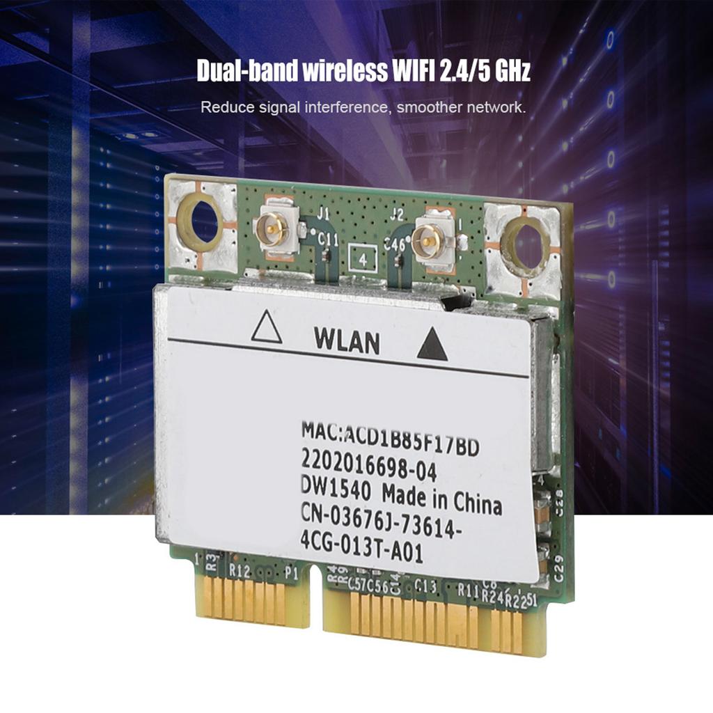 Для Dell Broadcom BCM943228HM4L DW1540 Двухдиапазонная карта Mini PCI e Wifi 802.11 a B g n
