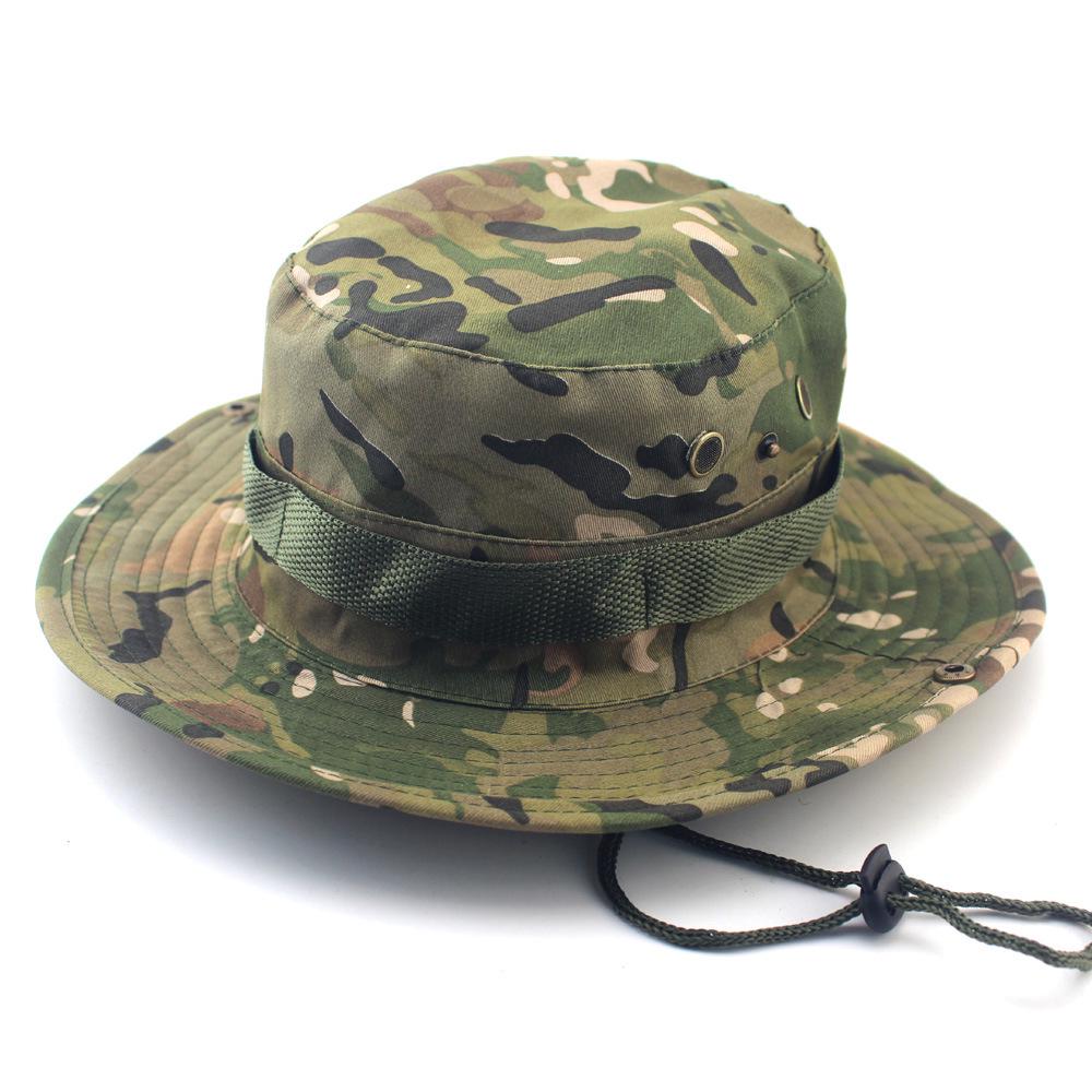 camouflage fisherman hat