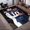 Phil Foden Flannel Printed Carpet, Home Sofa Decoration for Living Room & Bedroom, Non‑Slip Play Flannel Floor Mat for Game Room
