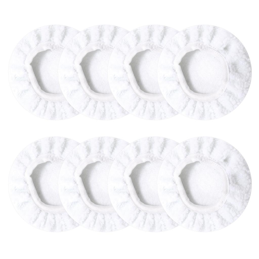 8 Stück Universelle Waschbare Dampfmopp-Pads Für Handdampfreiniger Waschbares Dampfmopp-Pad Mikrofaser-Mopp-Pad