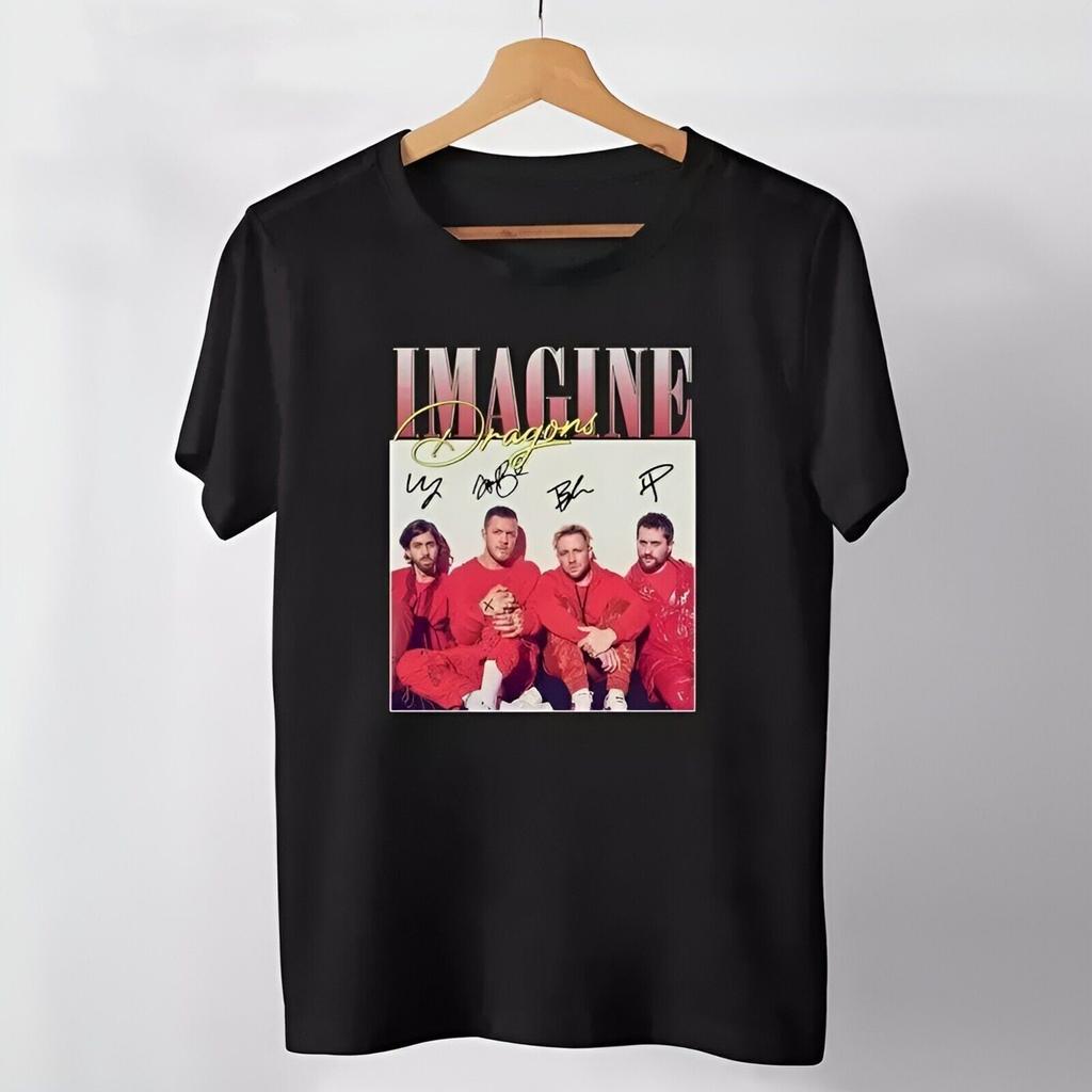 Rare Imagine Dragons Band Shirt New Popular Black All Size T-Shirt
