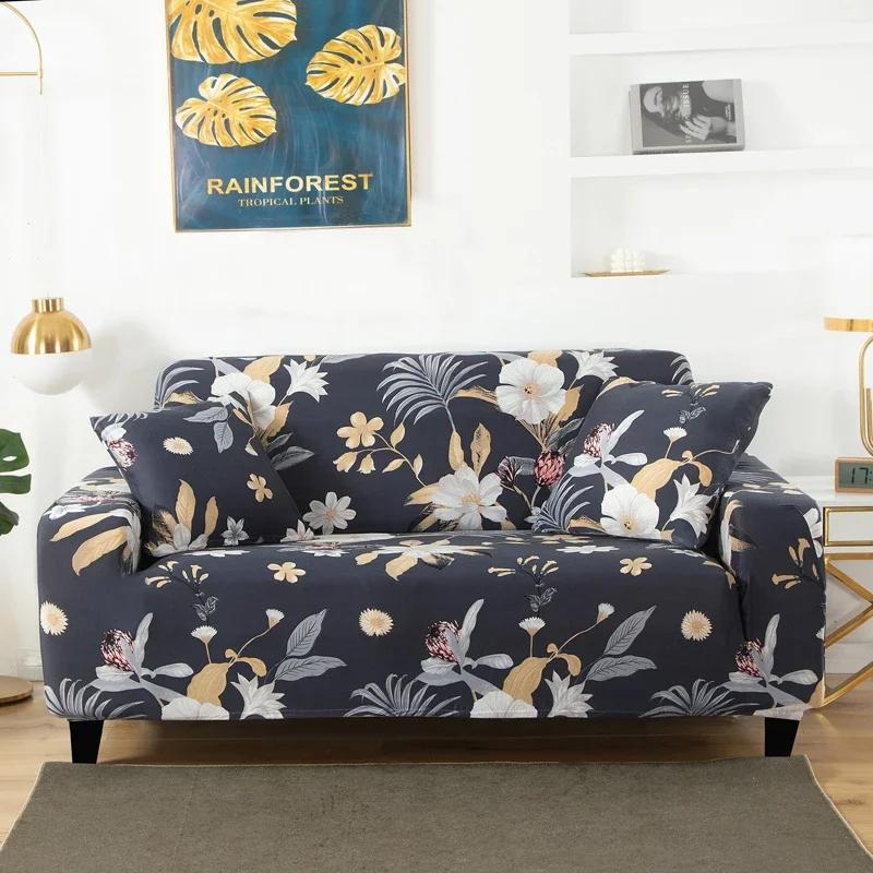 1/2/3/4 Seater Elastic Stretch Modern Sofa Covers for Living Room Sofa Couch Slipcovers Sectional Sofa Covers Housse De Canap