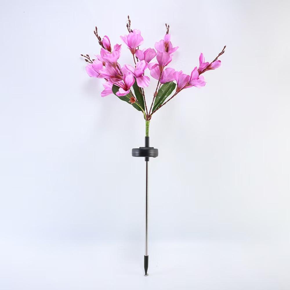 

LED Lights Solar Garden Decor Waterproof Solar Powered Flower Light Balcony фіолетовий