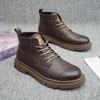 Autumn and Winter New Martin Boots Men's High-top Trendy Boots Medium-top Men's Boots Outdoor Workers