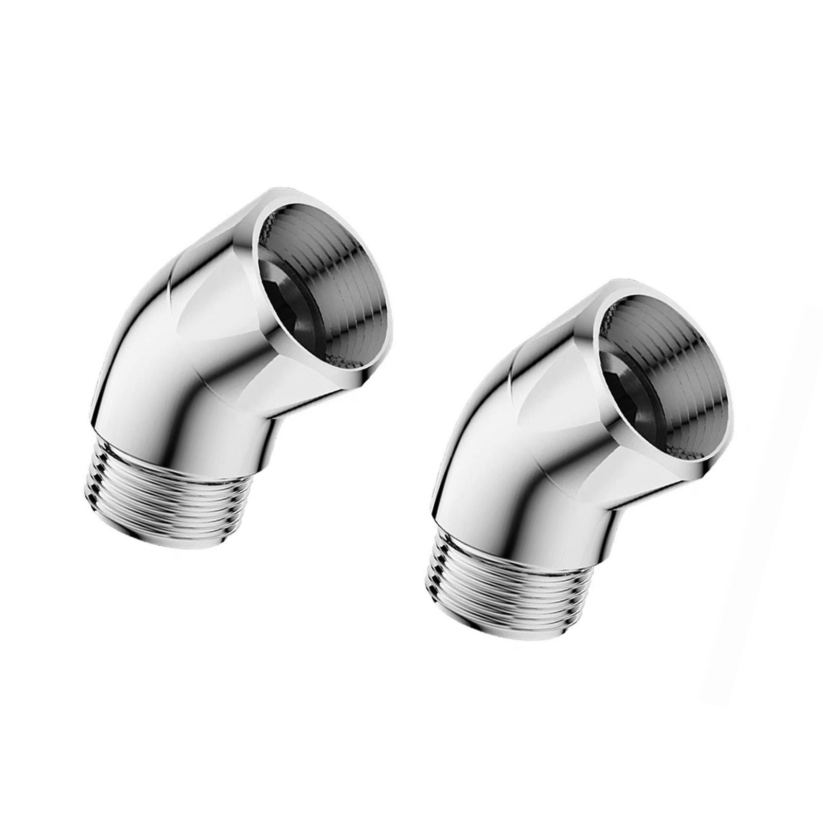 

2 шт. 135 градусов душевая головка локоть адаптер душевой лейки соединение локоть душевая головка удлинитель соединитель муфта простота в использовании