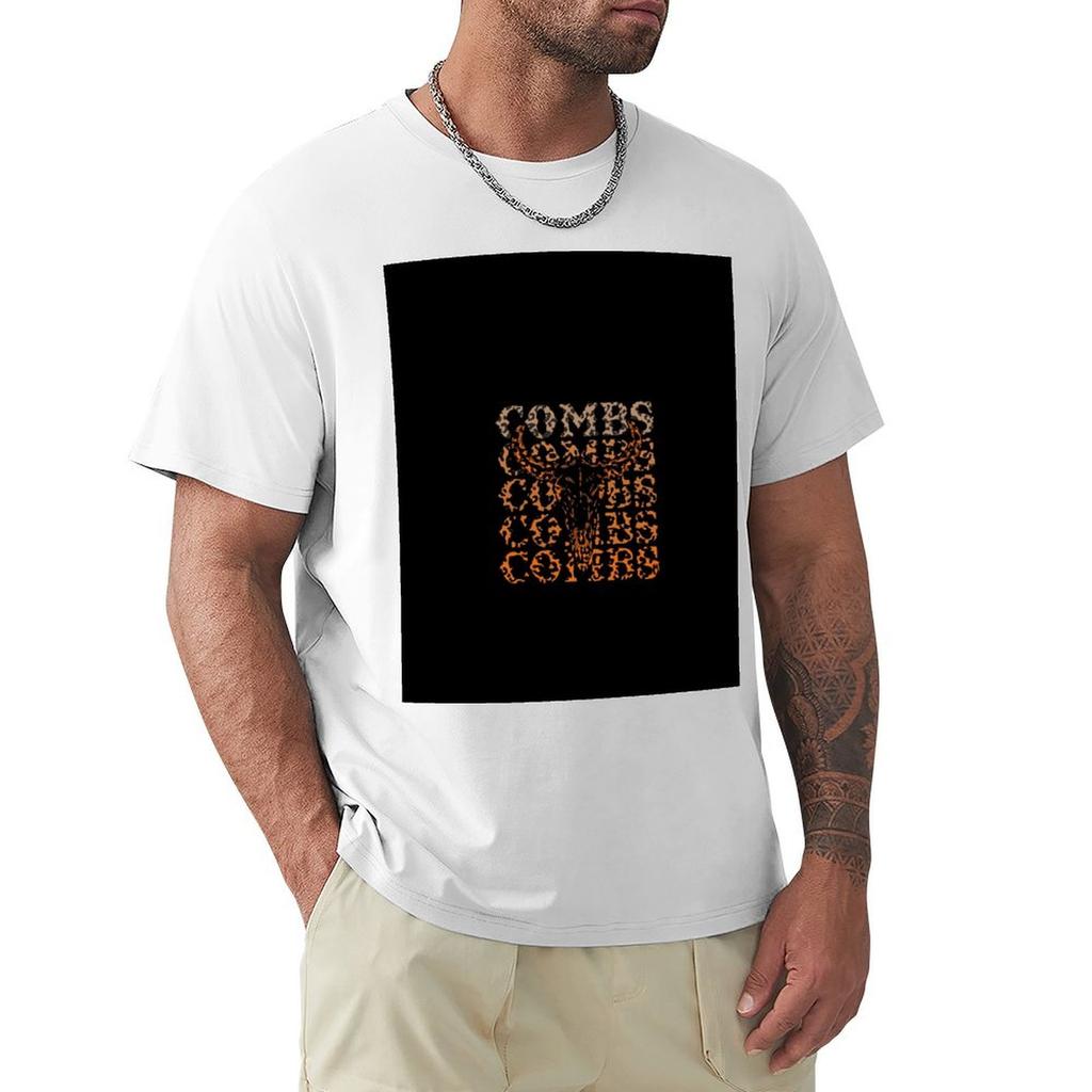 Combs Crazy Bullhead Tshirt Basic Solid Color Short Sleeve Tshirt