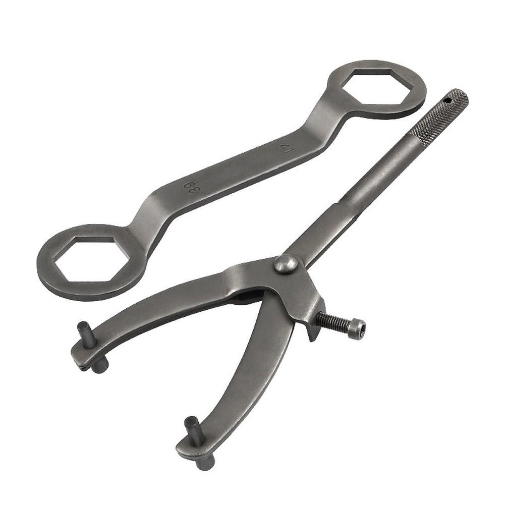 Dual-size Heads Pulley Nut Wrench Adjustable Opening