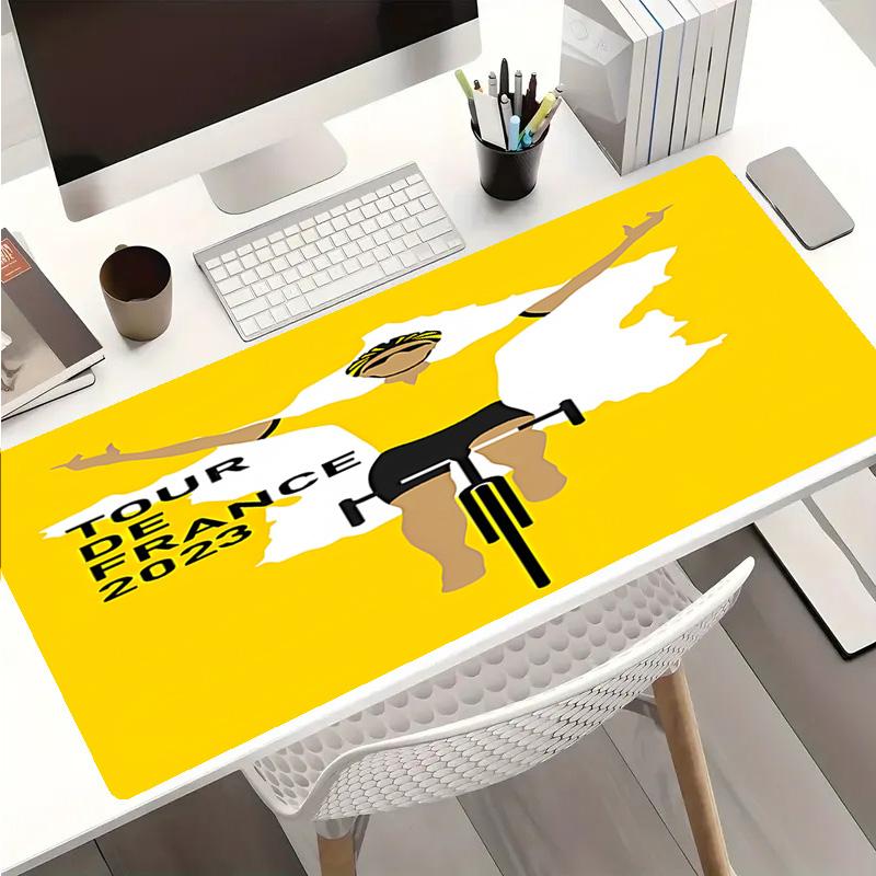 Tour de France Mouse Pad - Non-Slip Rubber Base, Smooth Surface for Work,Gaming,Office,And Home Use, Desk Mouse Pad