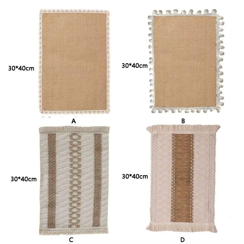 No-Slip Placemat 30x40cm Coasters New Table Mat for Party Wedding Hotel Table Decoration