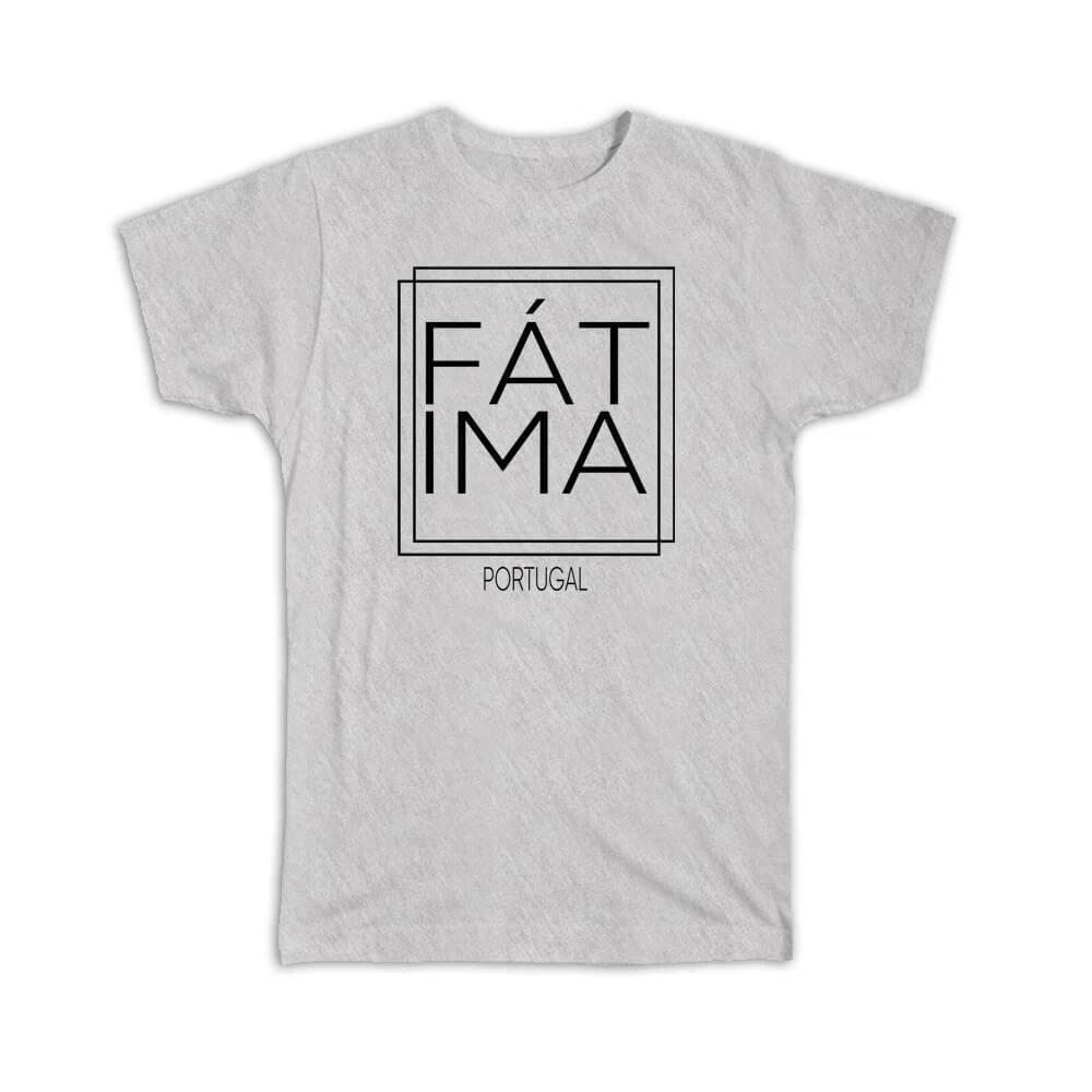

Gift T-Shirt : FaTIMA Portugal Square Modern Minimalist Font XL