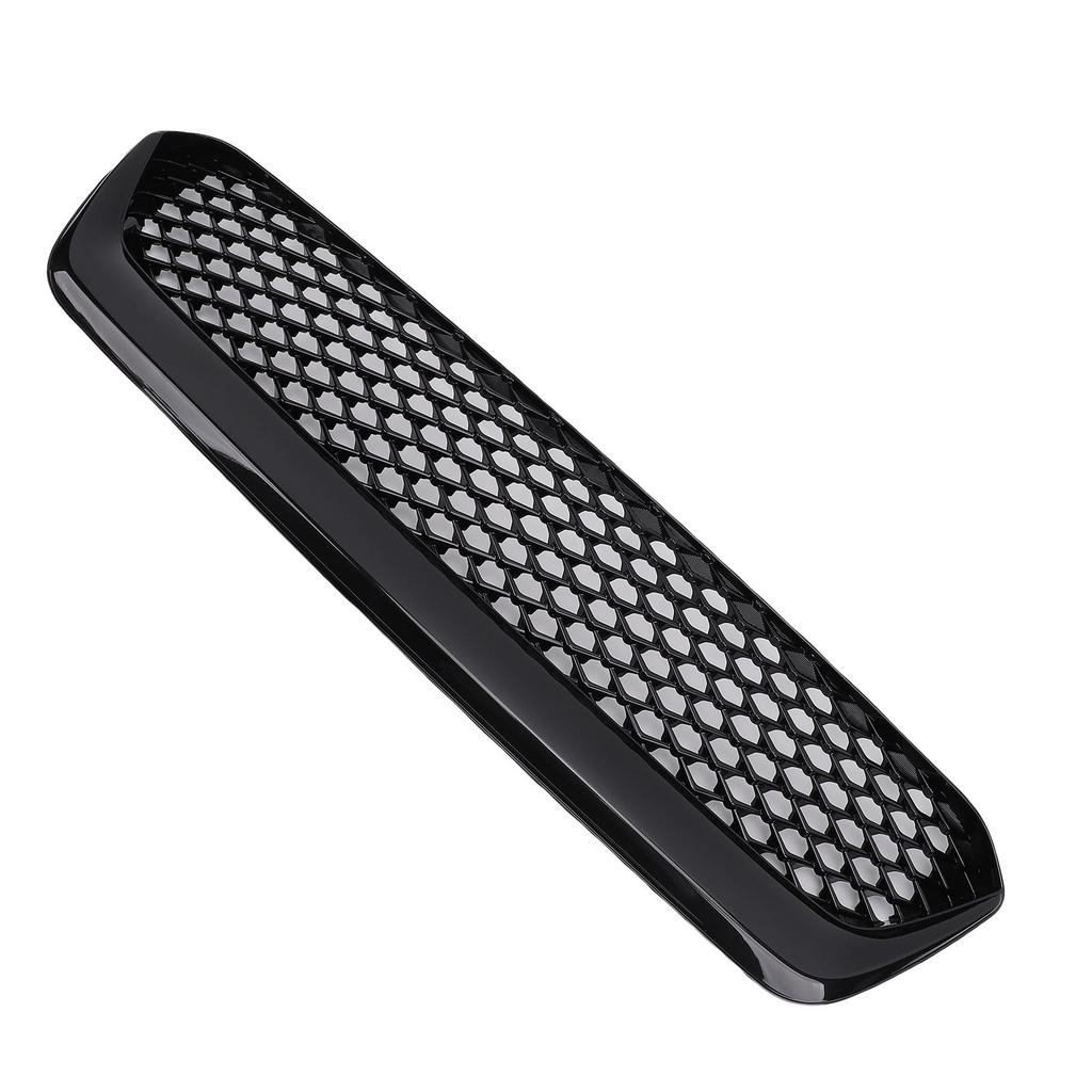 Mesh Front Bumper Upper Grille Sturdy ABS Weatherproof Front Upper Hood Grill Replacement for WRX