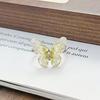 Enamel Dripping Oil Butterfly Series Zir*****Pen Ring Niche Design Light Luxury High Sense Personality Ring Woman