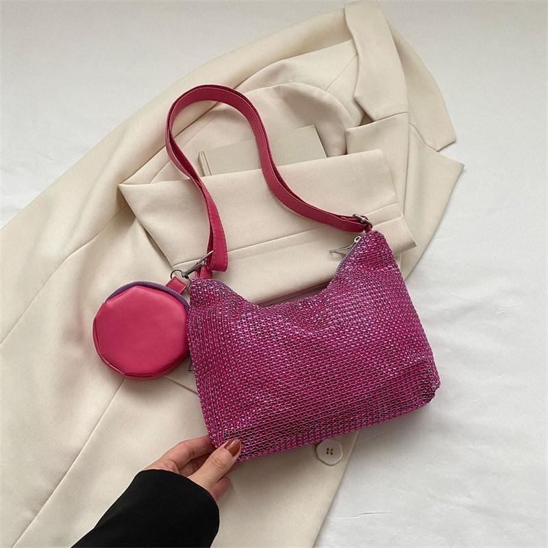 

Elegant And Versatile Small Square Shoulder Bag For Women In Multiple Colors фіолетовий