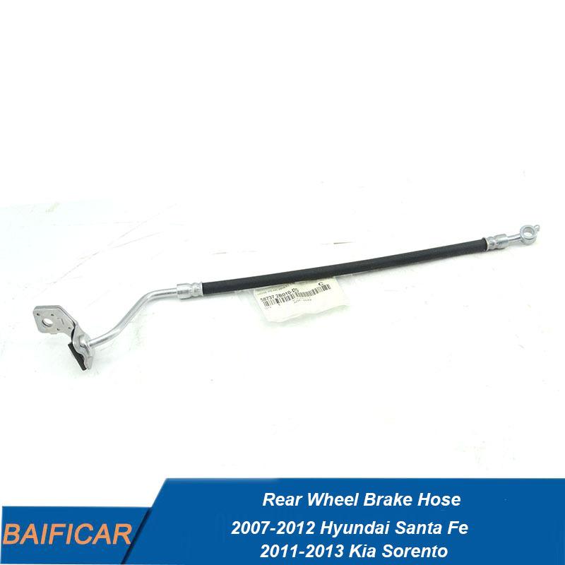 Baificar Brand New  Rear Wheel Brake Hose 587372B010 587382B010 For 2007-2012 Hyundai Santa Fe 2011-2013 Kia Sorento