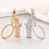 Keychain Pendant Statue of Liberty Design Lightweight Zinc Alloy Keychain with Lobster Clasp New York Landmark Accessory