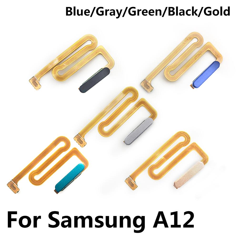 Fingerprint Scanner For Samsung A12 A125 A125F ID Home Button Copy NO Fingerprint Menu Return Key Recognition Sensor Flex Cable