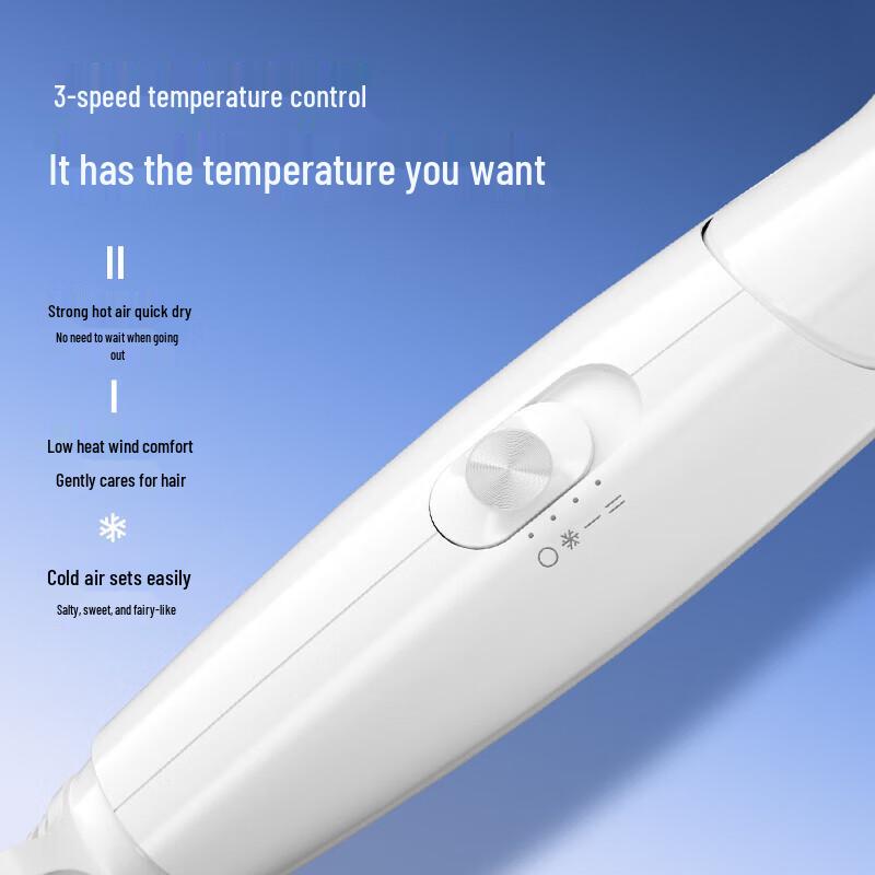 FLYCO 2000W Foldable Hair Dryer CN plug (adapter included)