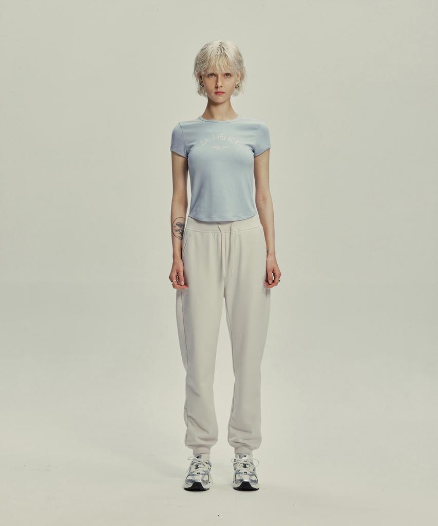 Ibanenecheu Stretch Graphic T-Shirt - Sky Blue