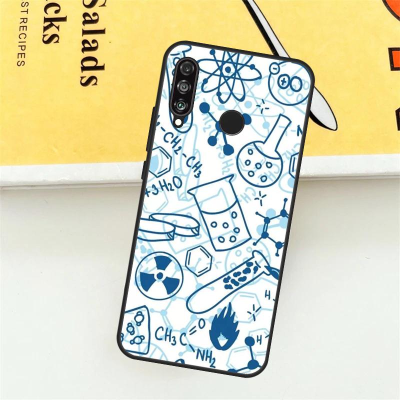 Science Chemistry Style For Huawei Nova 12S 12i 9 10 SE 7i 8i 11i Y60 Y61 Y70 Y72 Y73 Y90 Y91 P20 P40 P30 Lite Case