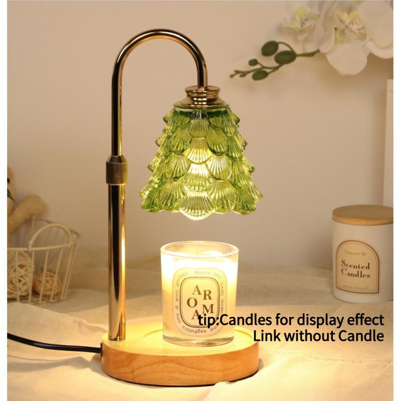 Wax Melt Lamp Fragrant Gift Desk Lamp Smoke Free Temperature Regulating American Retro Night Light Aromatherapy Lamps(No Candle)