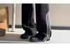 Men's Wide-Leg Striped Casual Pants - New Autumn/Winter 2025 Trend, Plus Velvet, Loose Fit