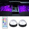 For Auto Wireless Remote APP Control Rainbow RGB Starry Footwell Light USB Car Interior Ambient Decorative Atmosphere Lamp