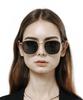 Peisyeon Anita (C2) Anita Gold Matte Metal Frame Sunglasses