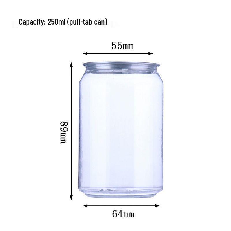 Transparent Beverage and Nut Containers, Pull-Tab Cans, Disposable Milk Tea Cups