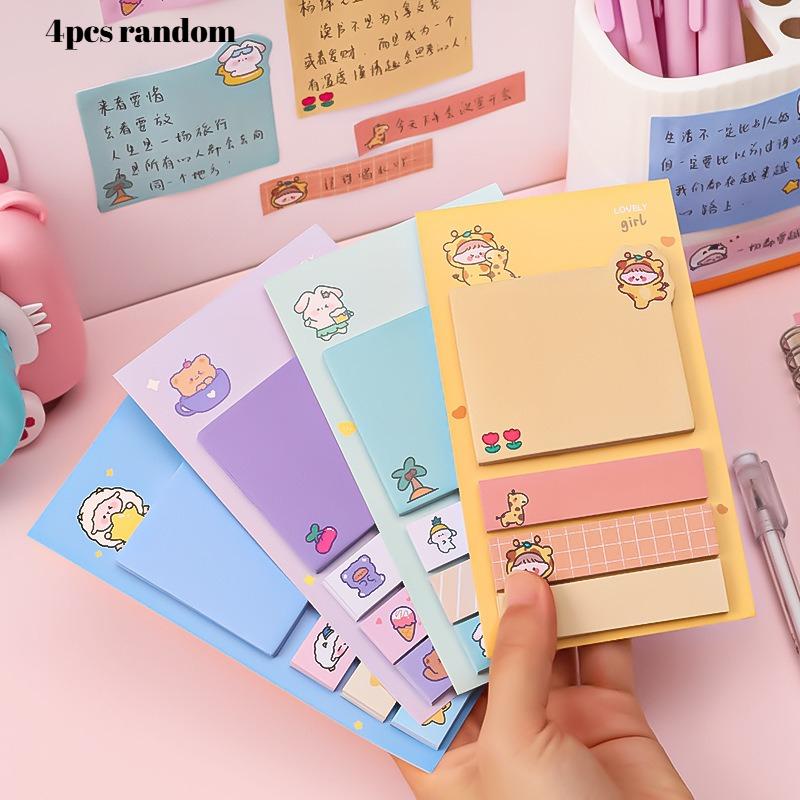 

Gift Cartoon Index Lovely Sticky Note Student Girl Heart Mark Message Sticker Office Classification N Times Kawai Stationery