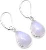 925 Sterling Silver Earring, Moonstone Gemstone Earring, Designer Earring, Gift For Her, Gift For Her, Women Earring