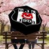 1PC BJK 1903 Umbrella-8-Rib Reinforced, Automatic Open, Lightweight & Durable, Cute Fashion Accessory for Outdoor, Beach, or Casual Use, Beach Umbrell