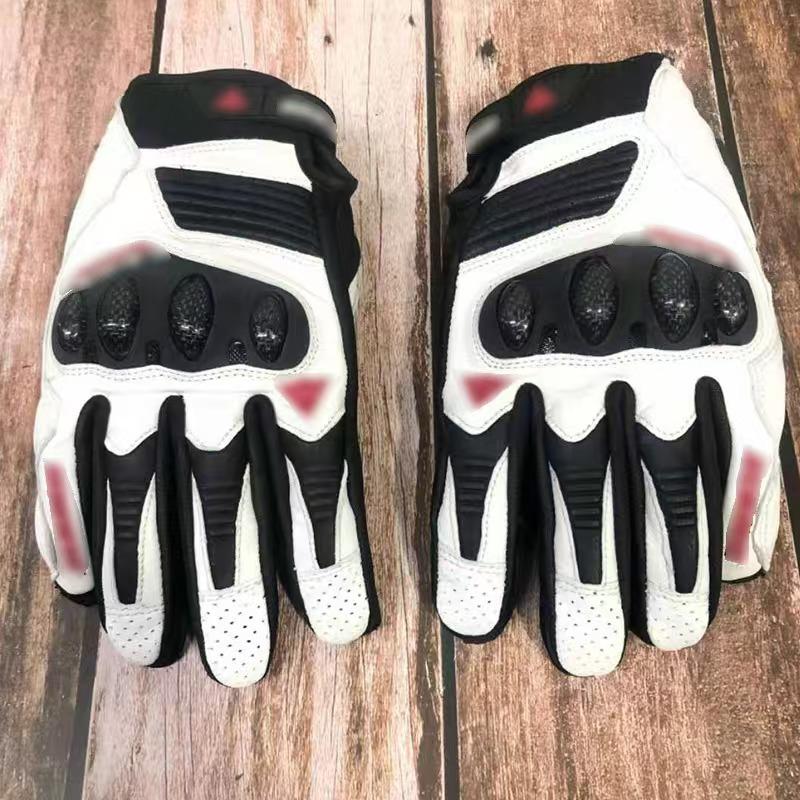 Motorcycle Men s Summer Locomotive Racing Gloves Riding Case Touch Screen Gloves M белый